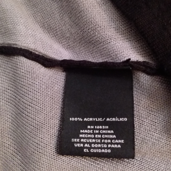 RN Studio by Ronni Black/Grey Chevron Dress - Picture 7 of 8